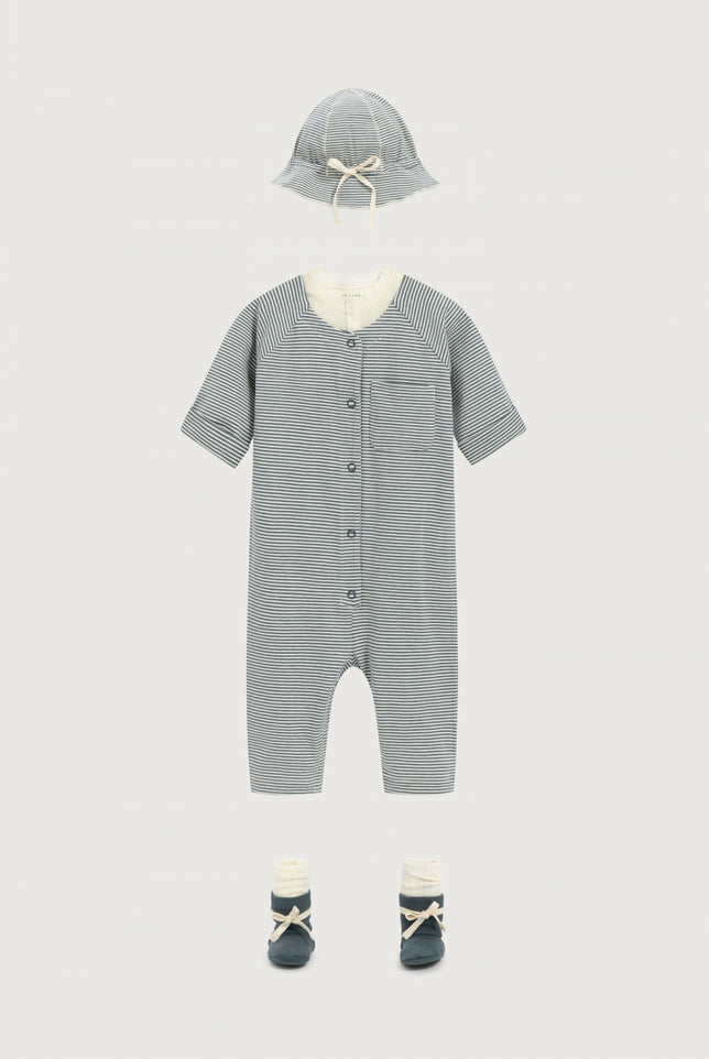 Baby Sonnenhut | Blue Gray - Cream