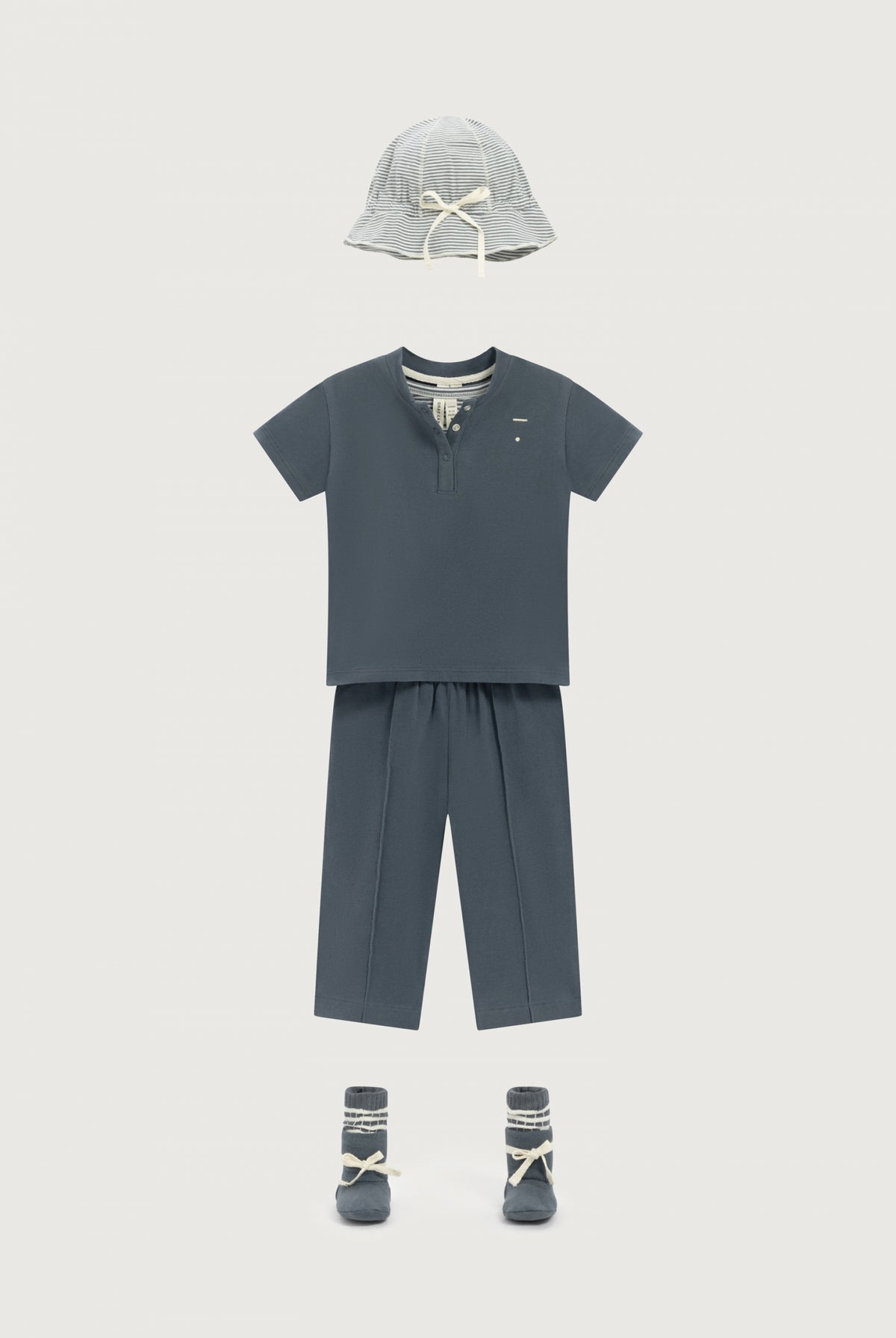 Baby Sun Hat | Gray Melange