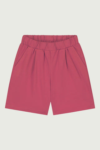 Jersey Bermuda Shorts | Cherry