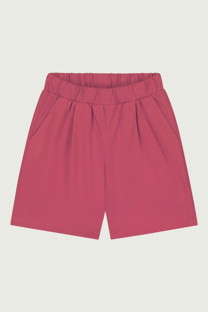 Jersey Bermuda Shorts | Cherry