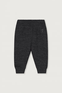 Baby Knitted Legs | Black Melange