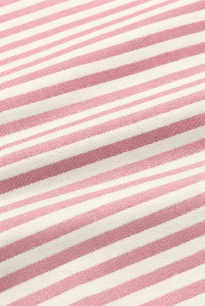 L/S Tee | Bubblegum - Cream