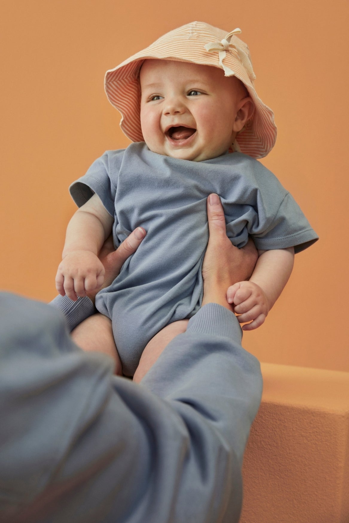 Baby Sun Hat | Melon - Cream