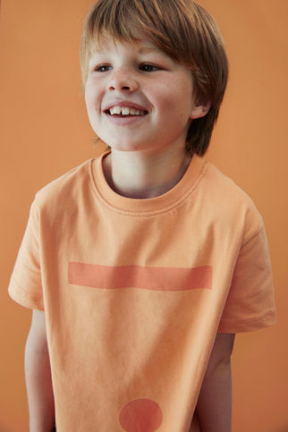 Oversized Tee with Logo | Melon