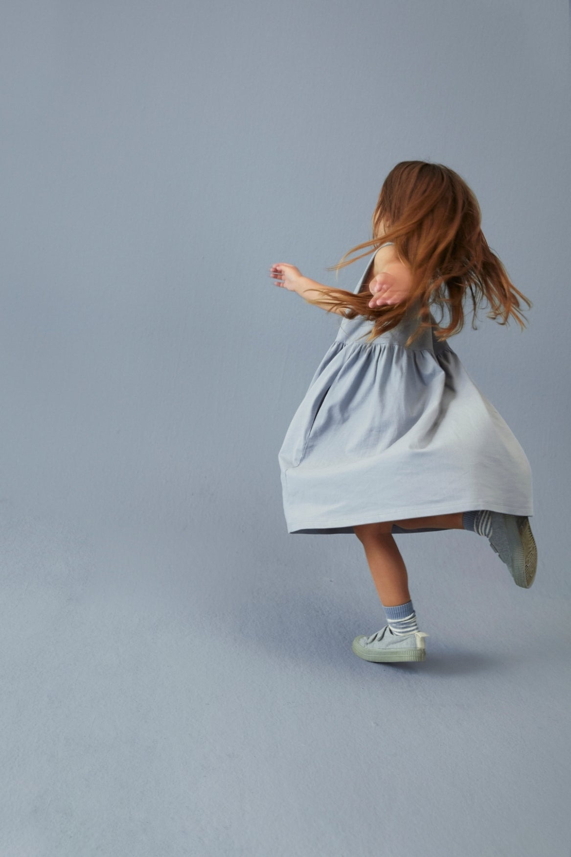 Mouwloze Jurk | Stone gray