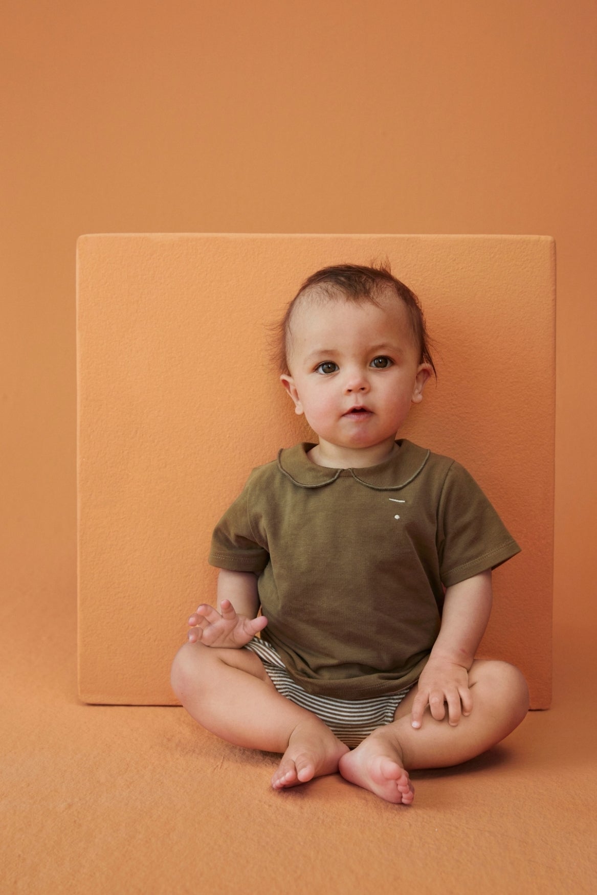 Babyshirt mit Kragen | Woody