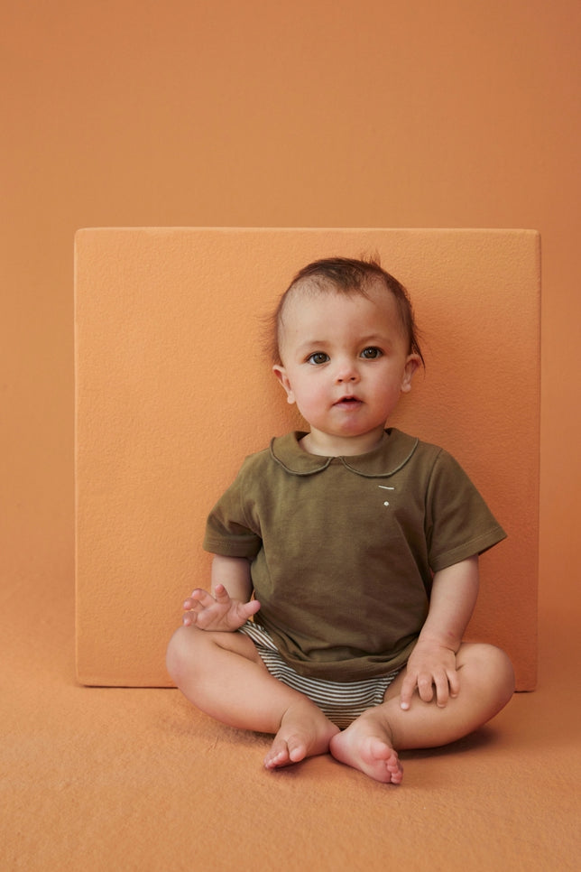 Babyshirt mit Kragen | Woody