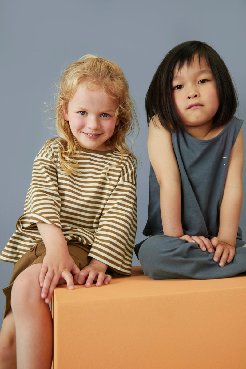 Dropped Shoulder T-shirt | Woody - Cream