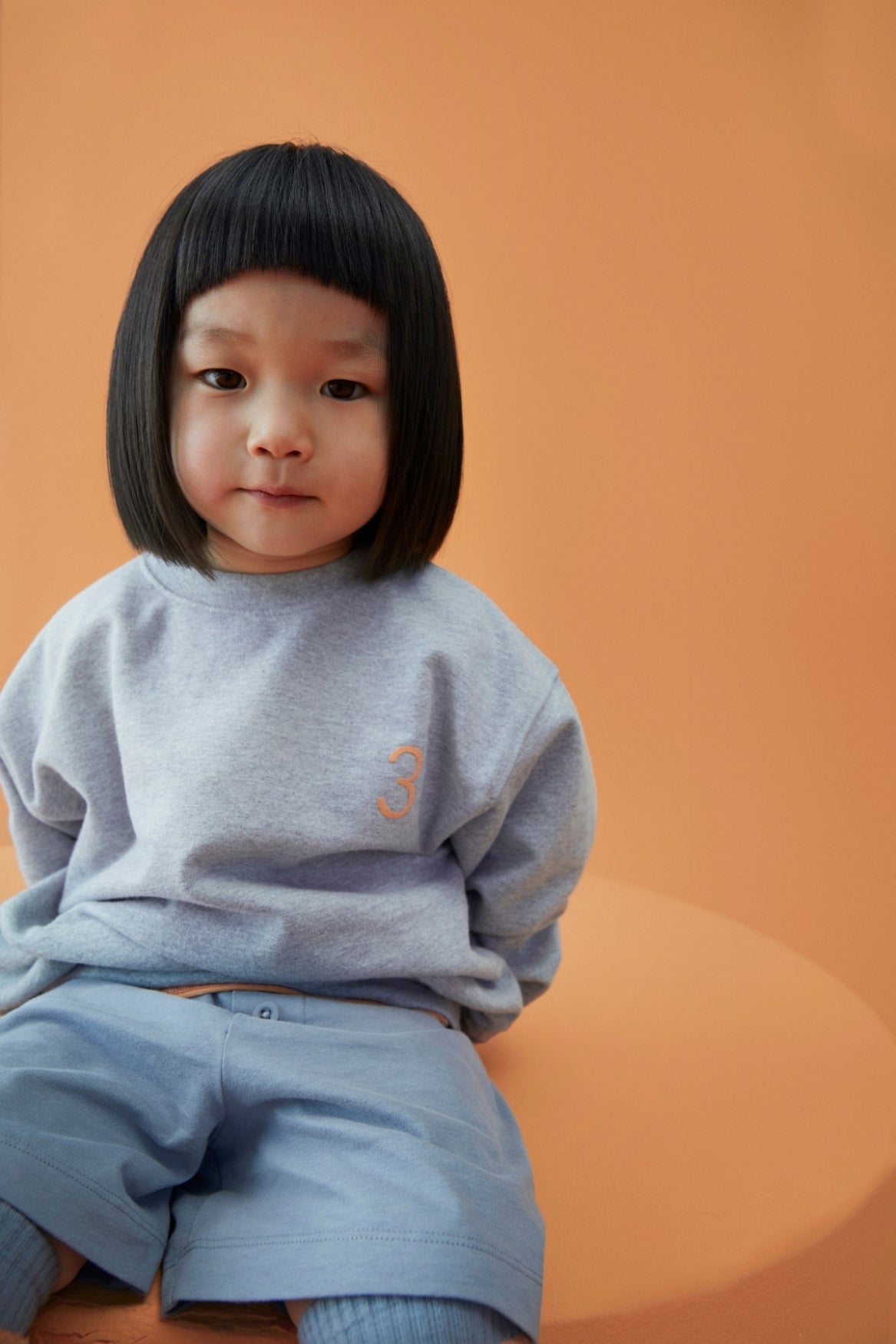 Birthday Sweater | Gray Melange - Melon