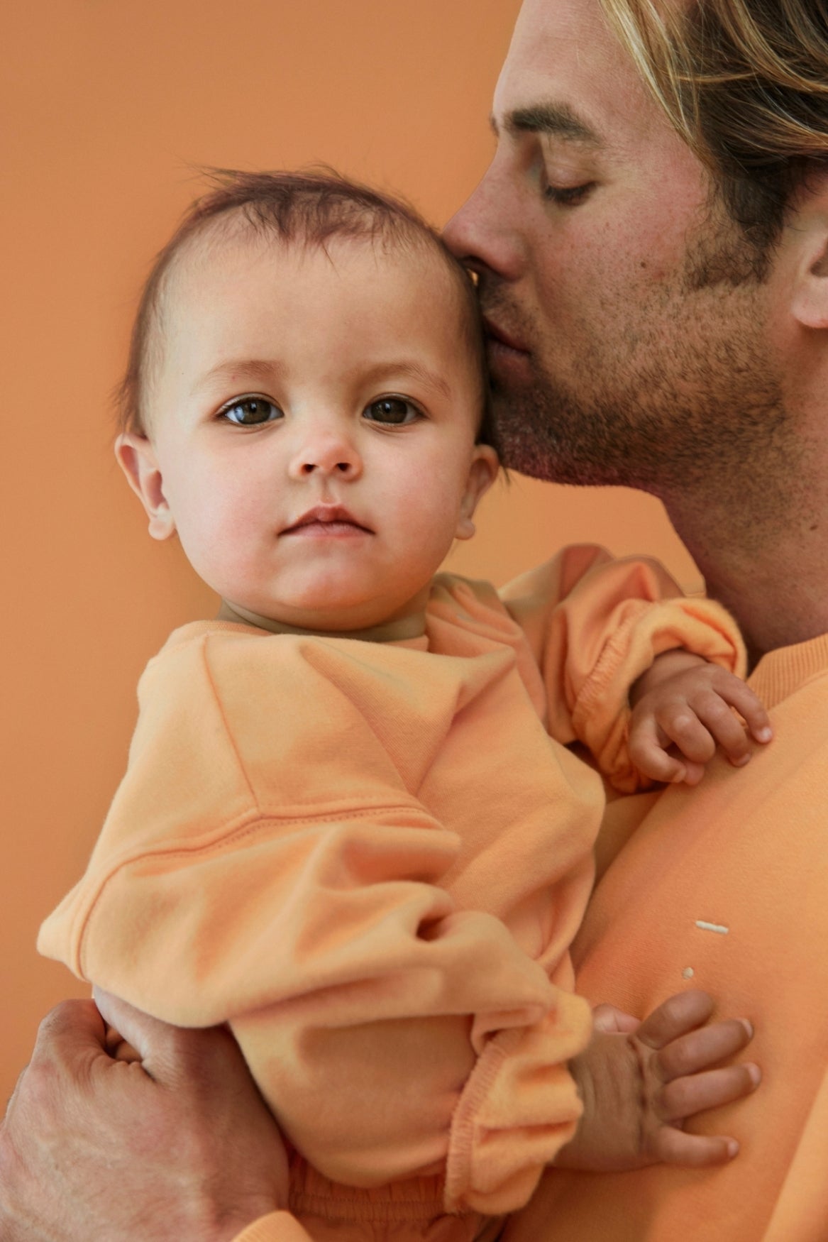 Baby Dropped Shoulder Sweater | Melon