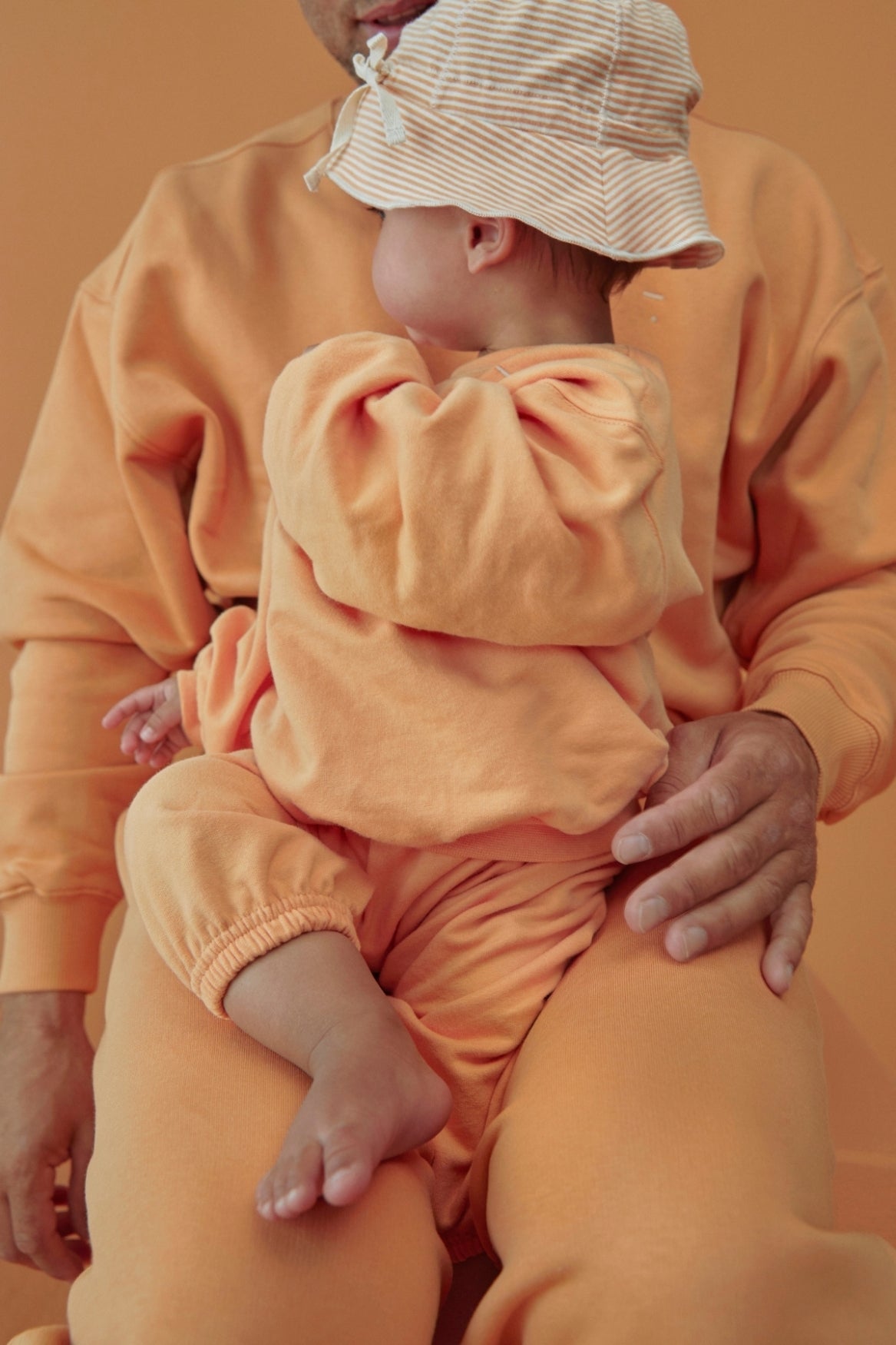 Baby Dropped Shoulder Sweater | Melon