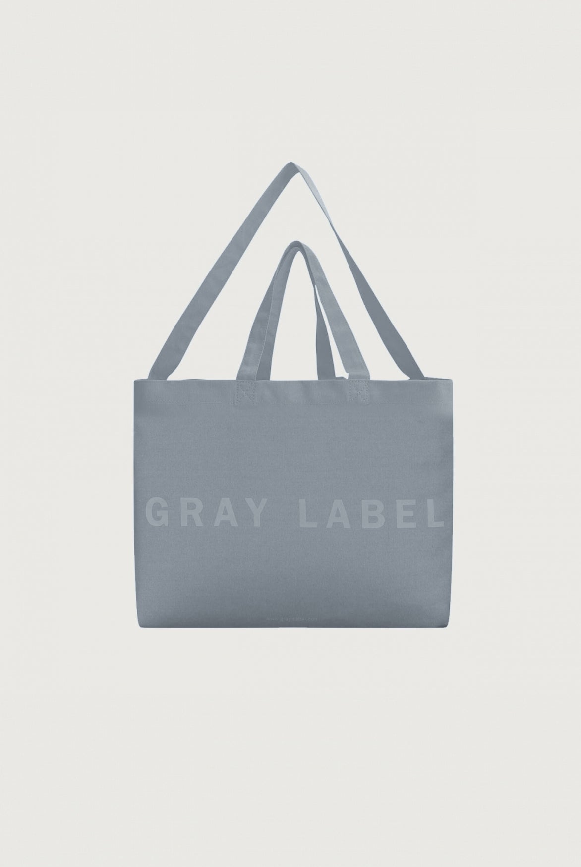 Canvas Shopper | Stone Gray