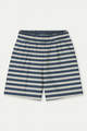 Jersey Bermuda Shorts | Blue Grey - Off White