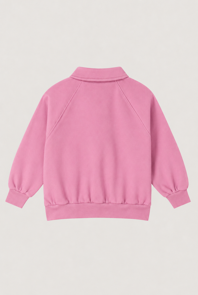 Polo Sweatshirt | Bubblegum