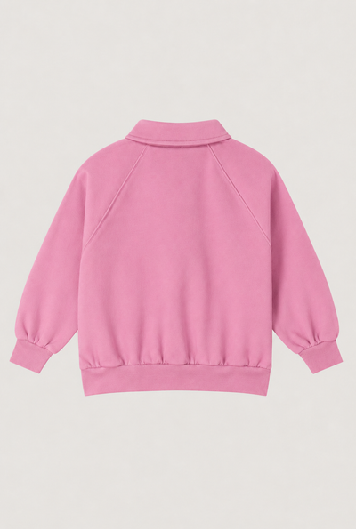 Polo Sweatshirt | Bubblegum