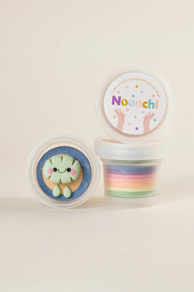 Noonchi Organics Play Dough | Cutie Cloud Rainbow