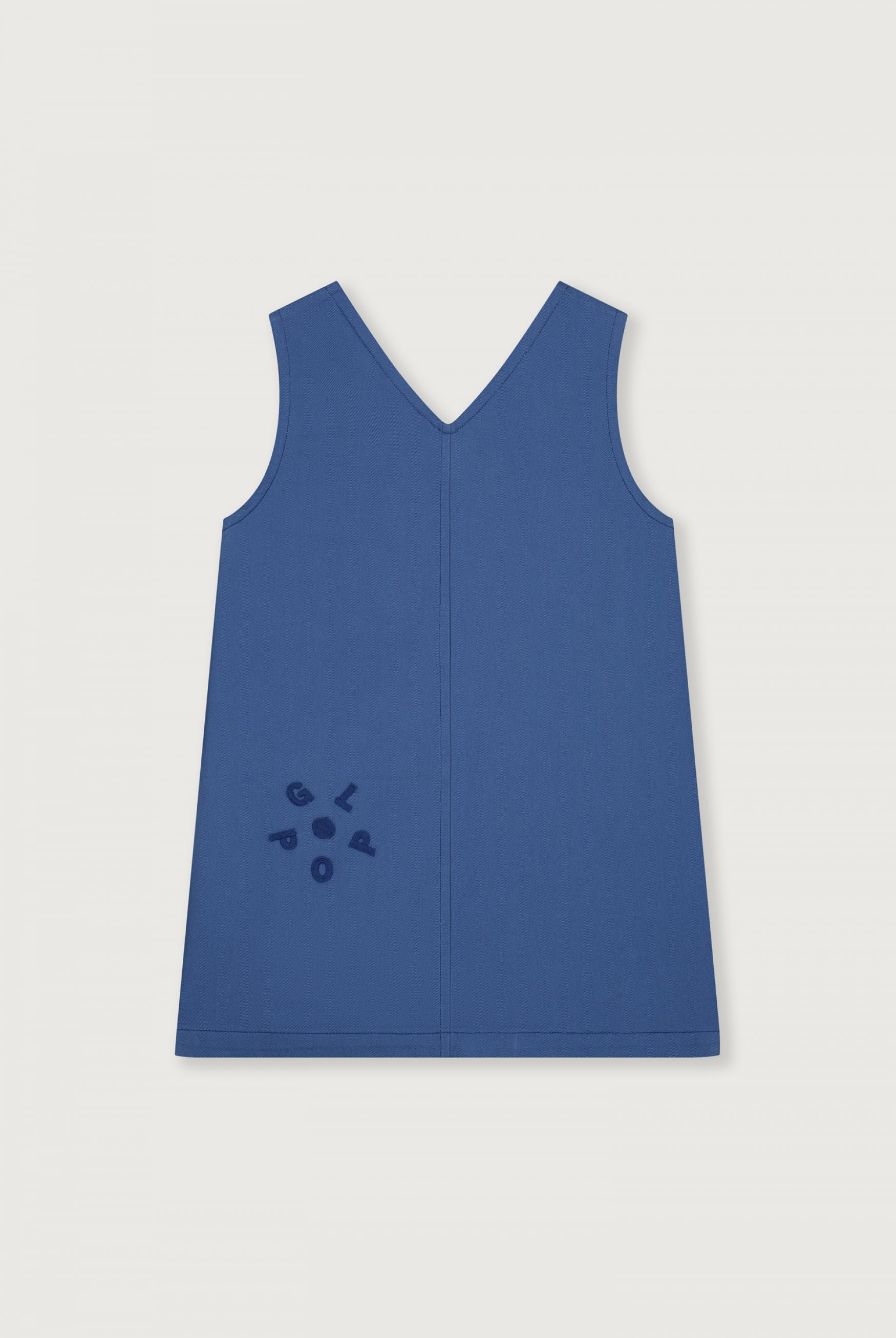 POP Twill Sleeveless Dress | Blue Moon