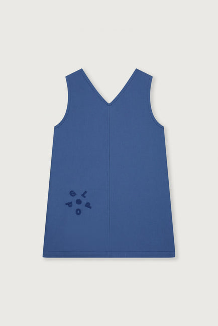 POP Twill Sleeveless Dress | Blue Moon