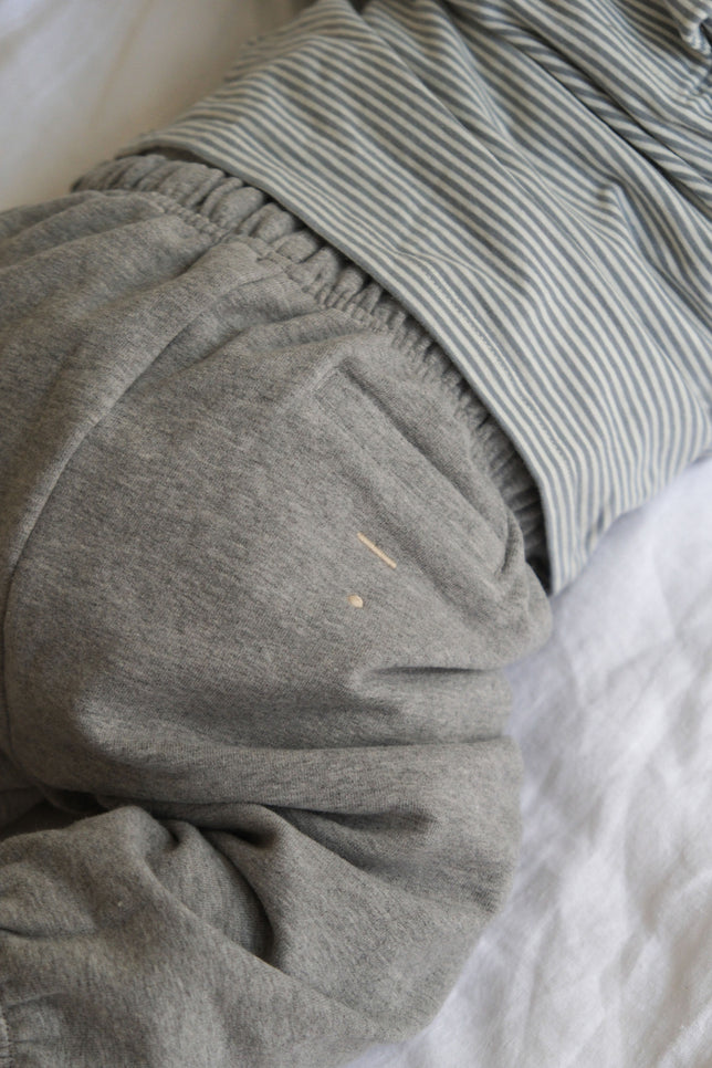 Baby Track Pants | Gray Melange