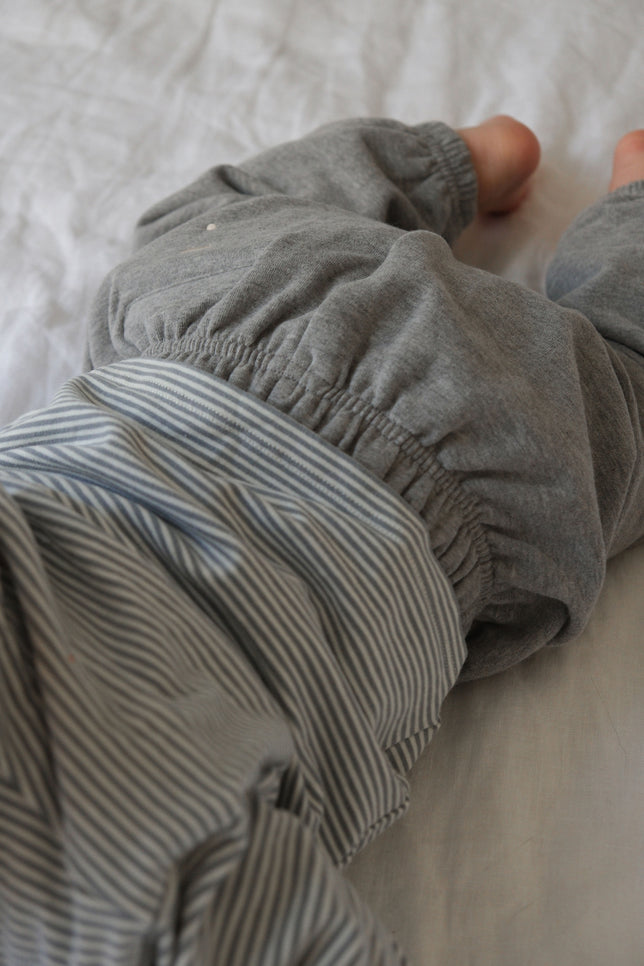 Baby Track Pants | Gray Melange