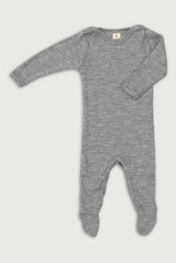 Engel Natur Baby Sleep Overall | Light Gray Melange