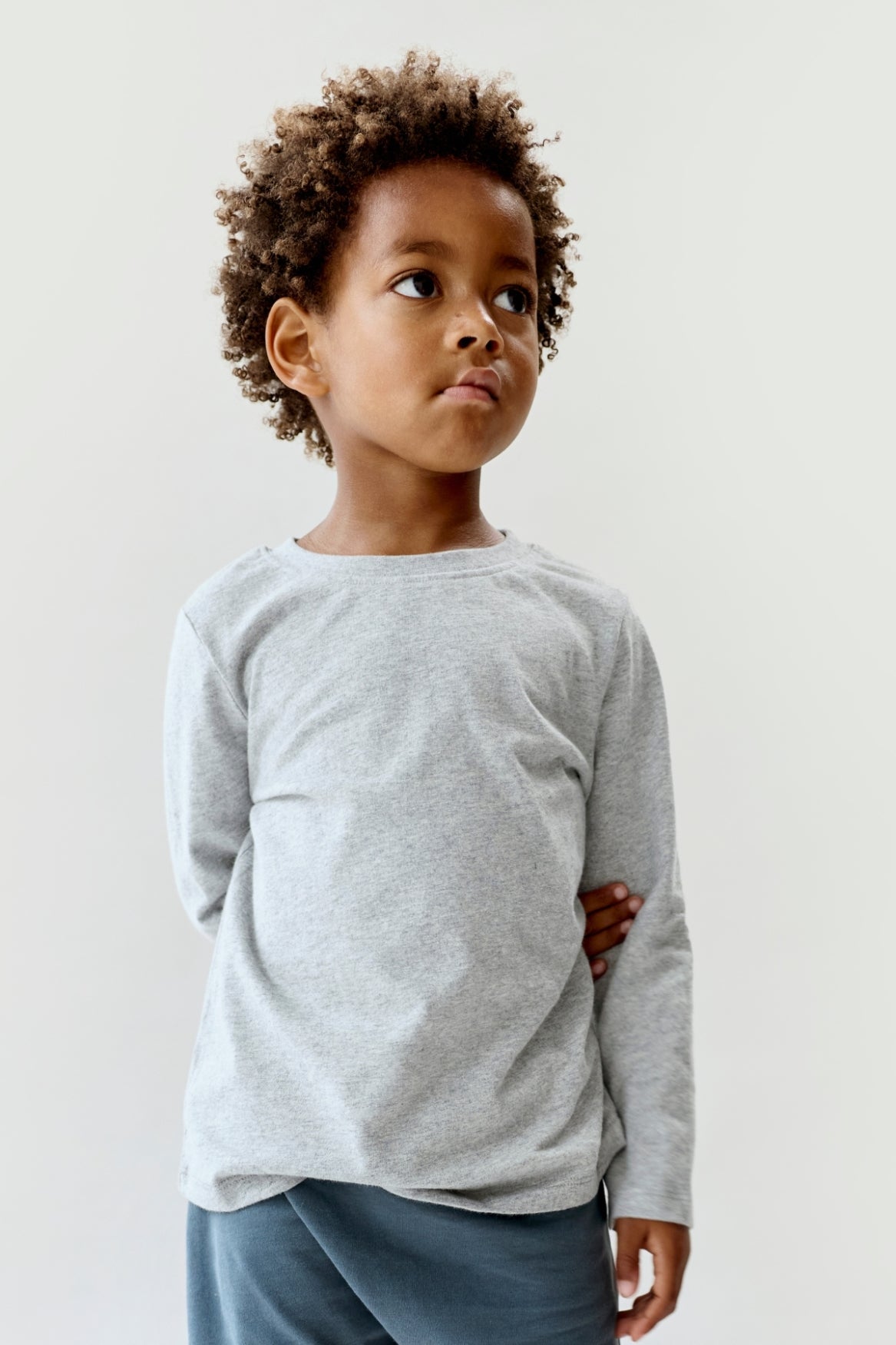 L/S Tee | Gray Melange