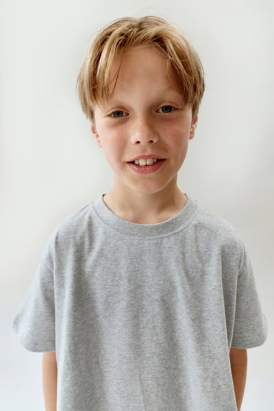 Übergroßes T-Shirt | Gray Melange