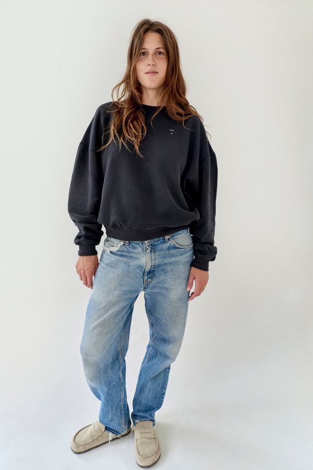 Crewneck-Pullover Erwachsene | Pirate Black