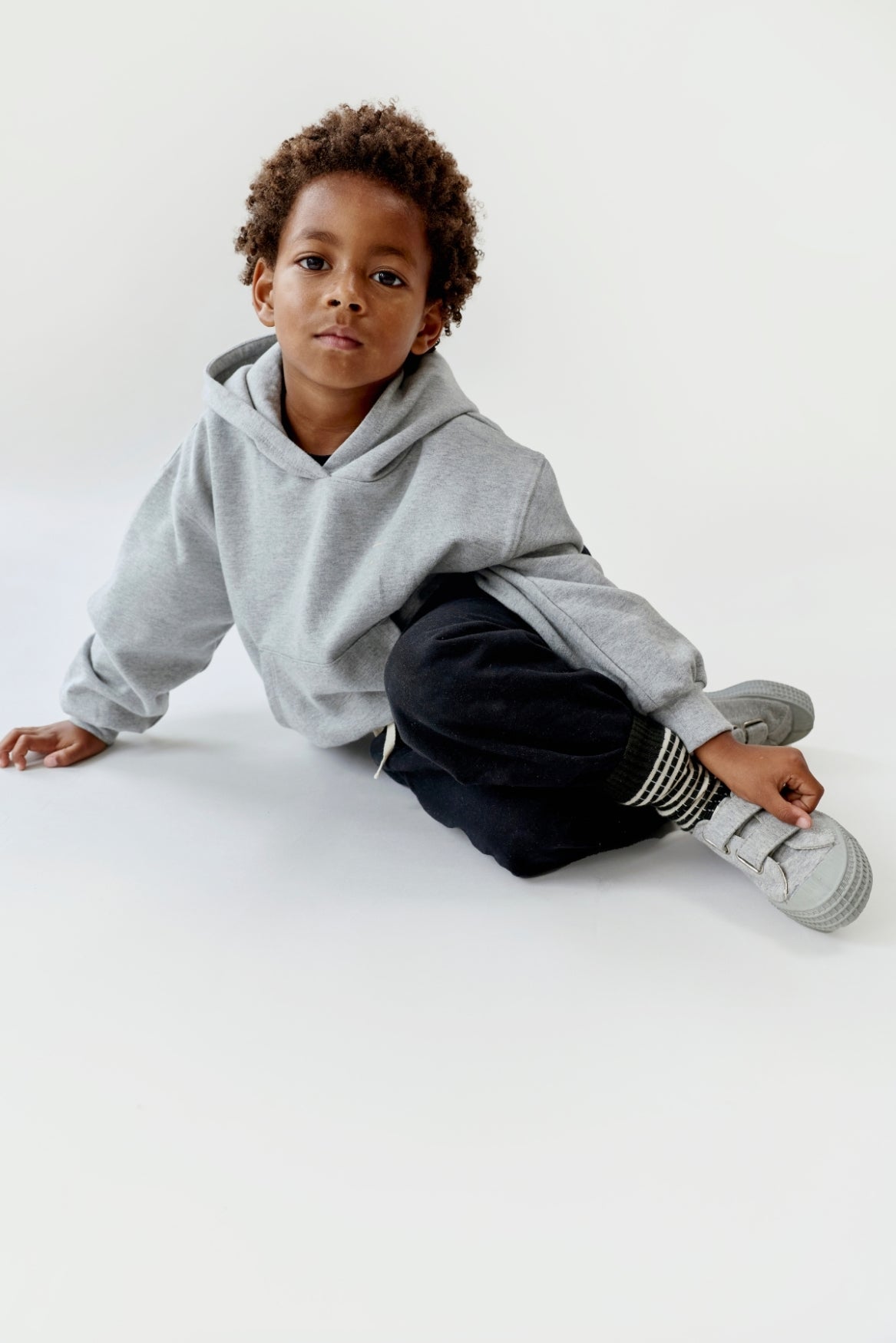 Hoodie Kids | Gray Melange