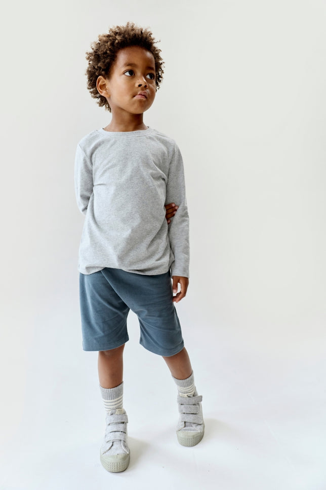 L/S Tee | Gray Melange