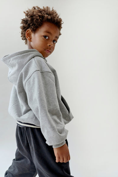 Hoodie Kids | Gray Melange