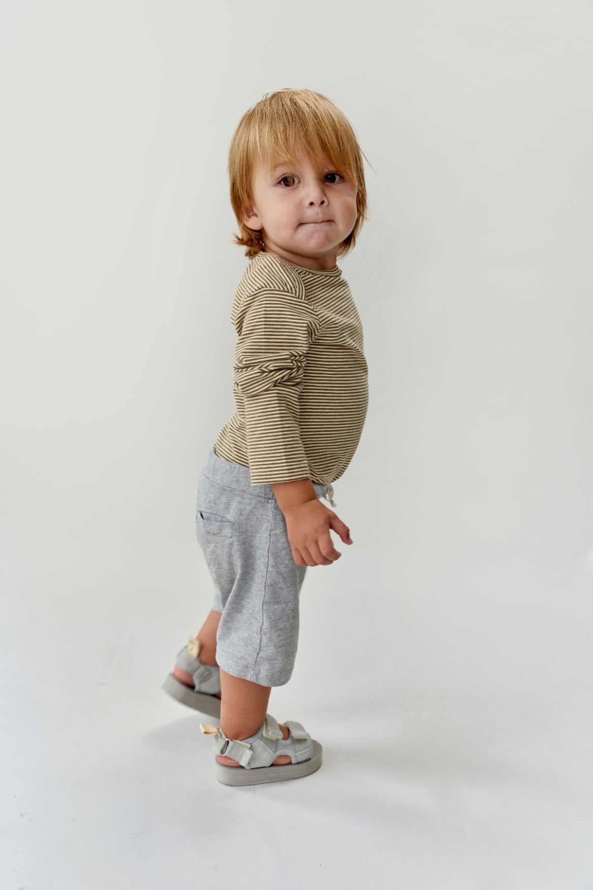 Baby L/S Onesie | Woody - Cream