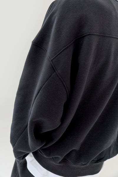 Crewneck-Pullover Erwachsene | Pirate Black