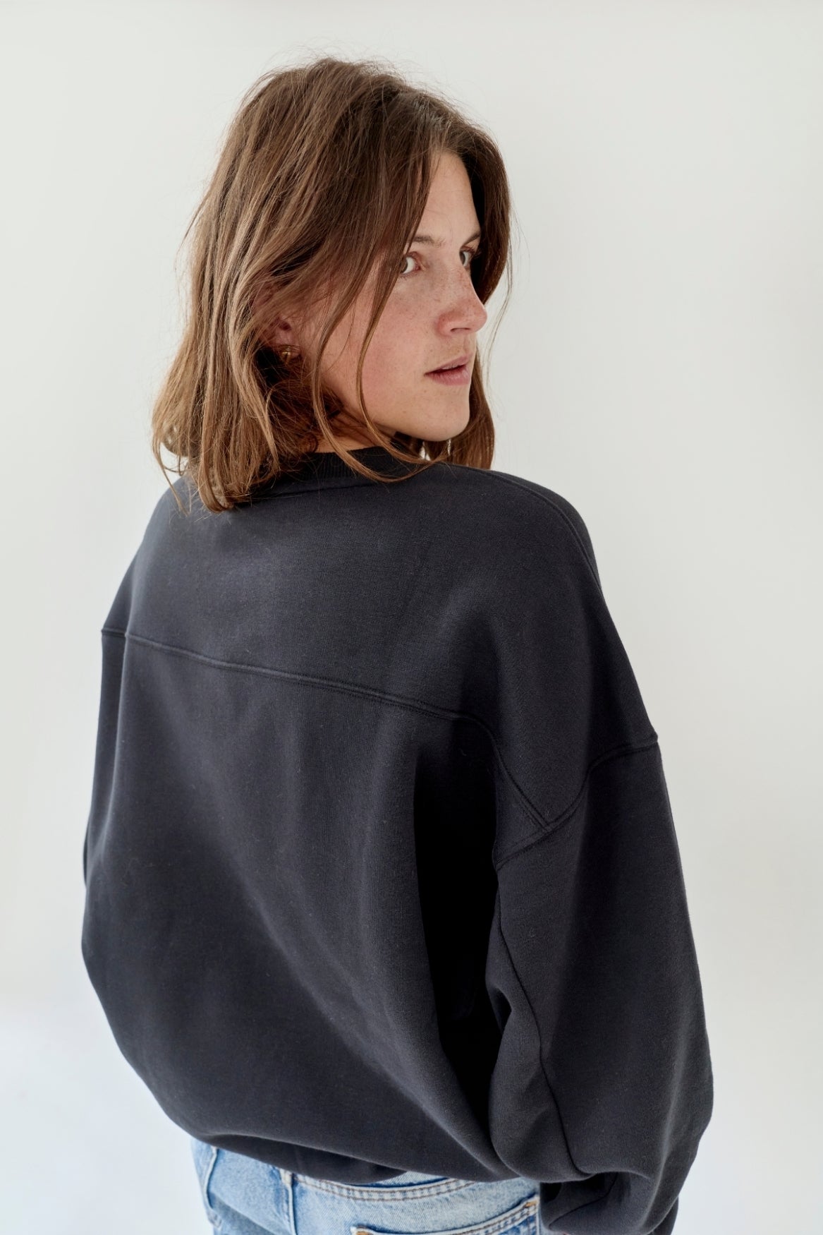 Crewneck-Pullover Erwachsene | Pirate Black