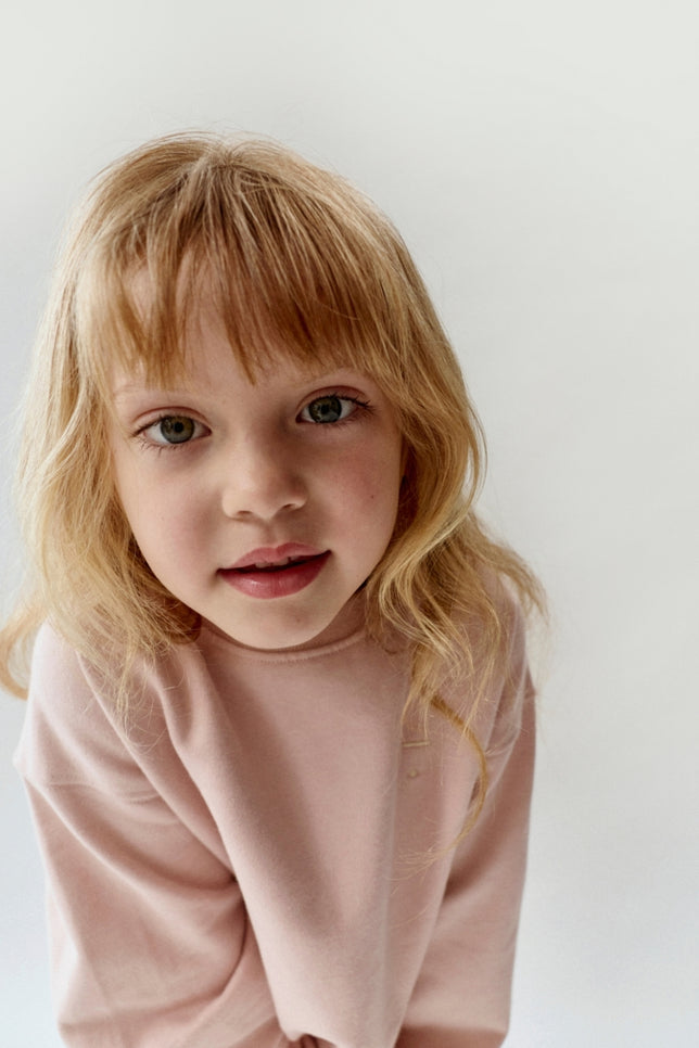 Dropped Shoulder Sweater | Faded Pink