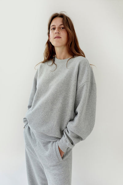 Crewneck-Pullover Erwachsene | Gray Melange