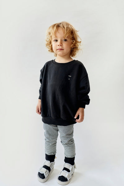Oversized Pullover | Pirate Black
