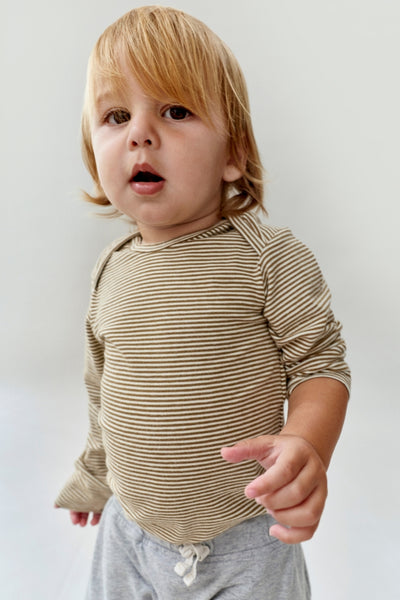 Baby L/S Onesie | Woody - Cream