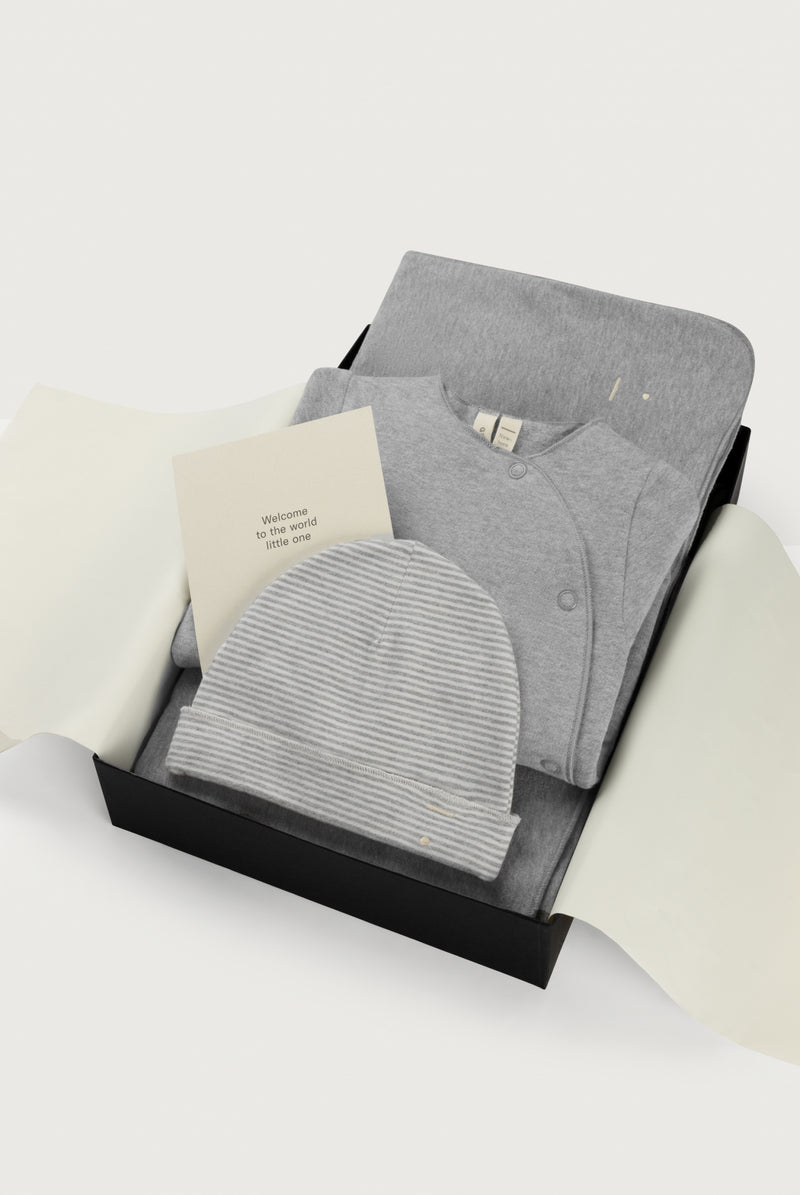 Baby gift set grey