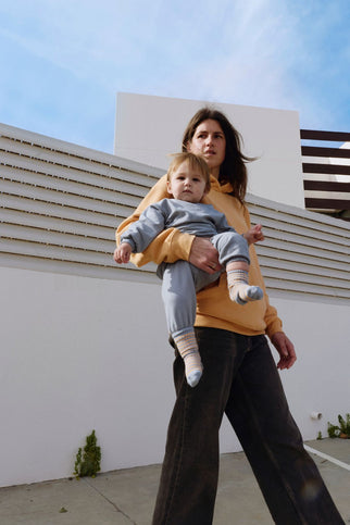 Baby Track Pants | Stone Gray