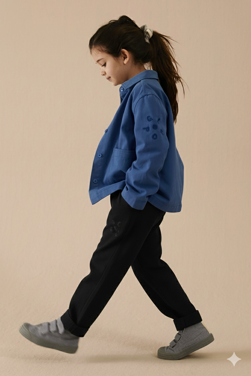 POP Twill Trousers | Nearly Black