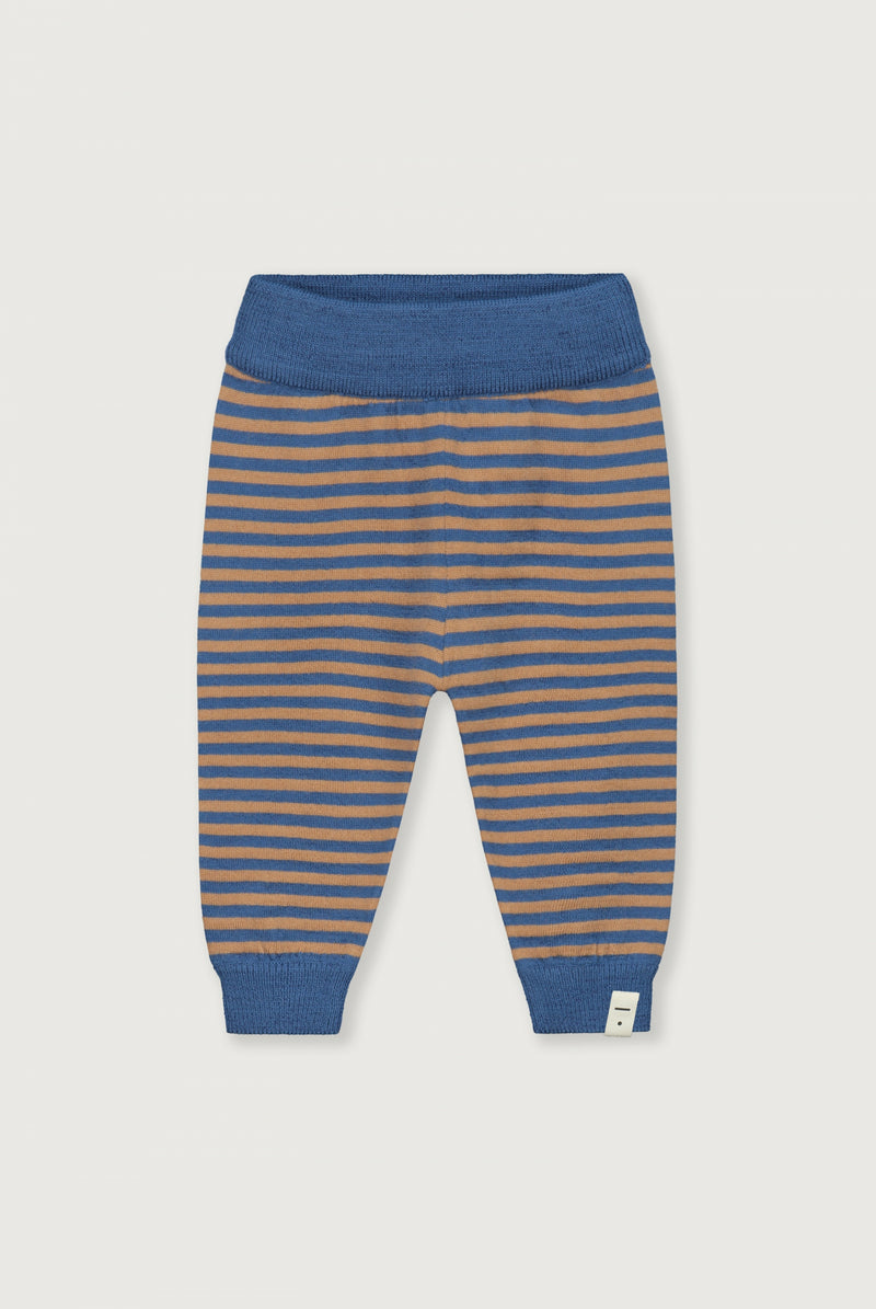 Baby Knitted Legs | Blue Moon - Biscuit