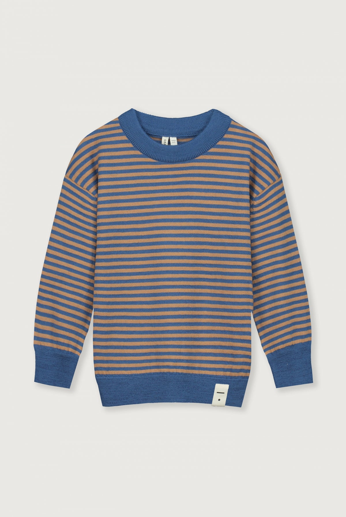 Knitted Jumper | Blue Moon - Biscuit