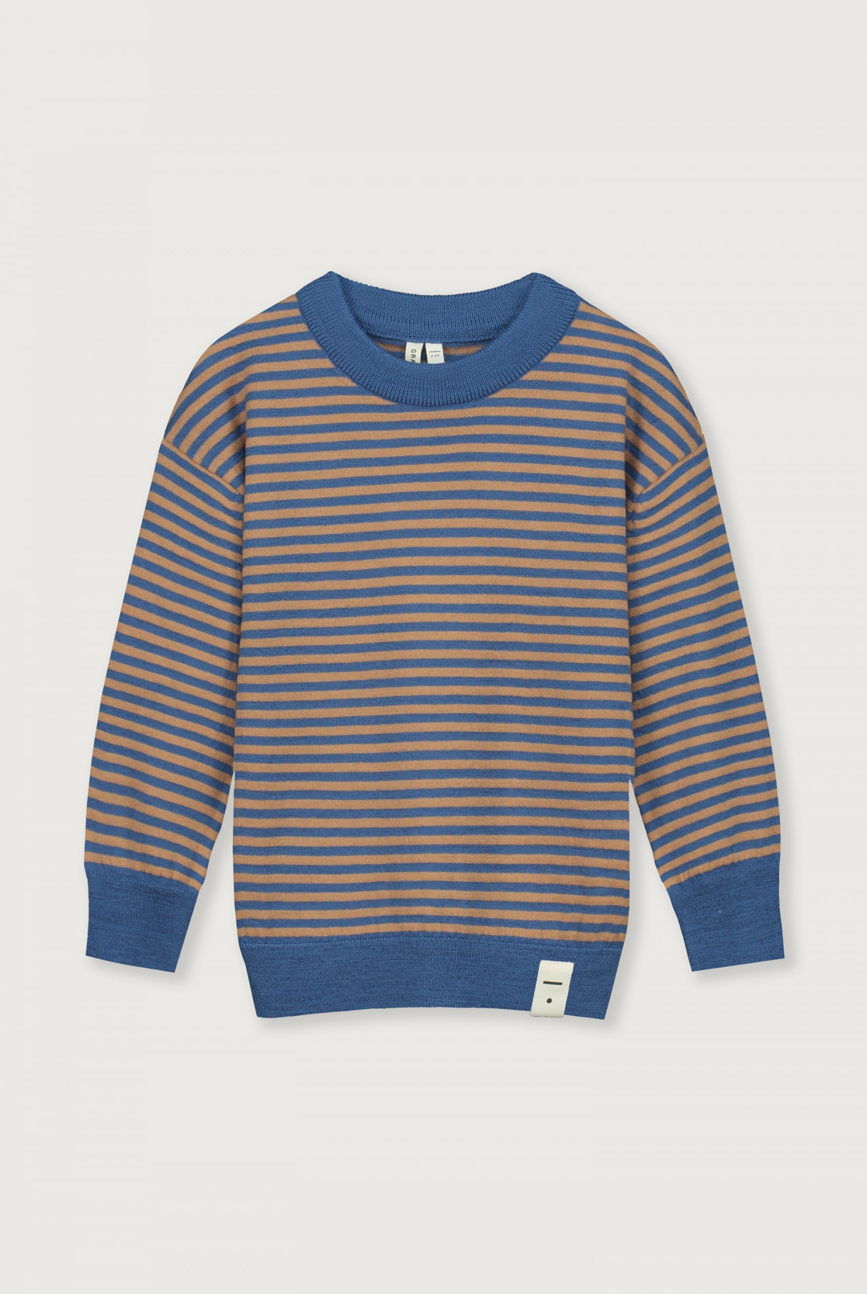 Knitted Jumper | Blue Moon - Biscuit