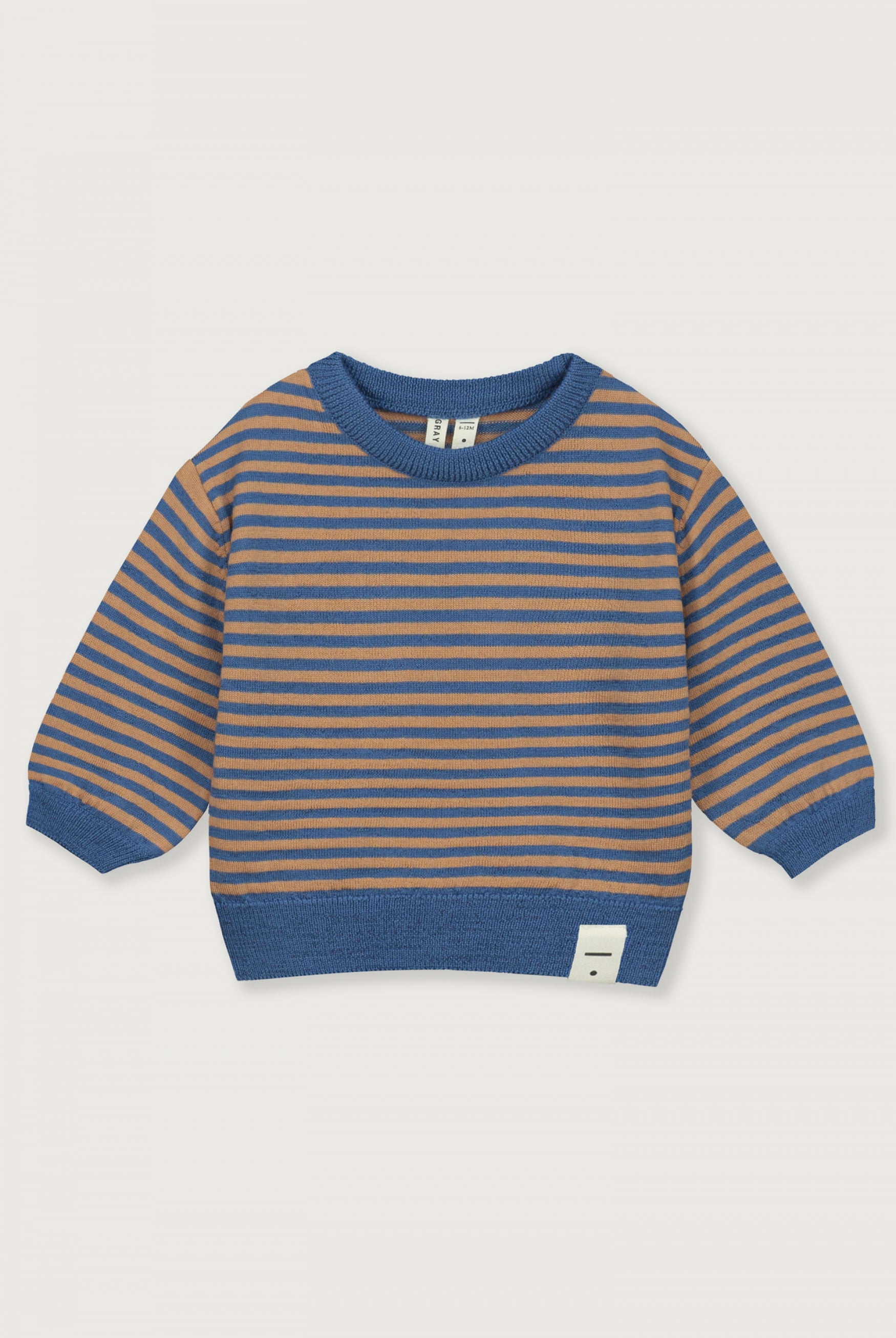 Baby Knitted Jumper | Blue Moon - Biscuit