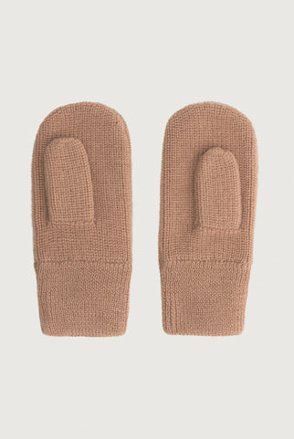 Knitted Mittens Biscuit
