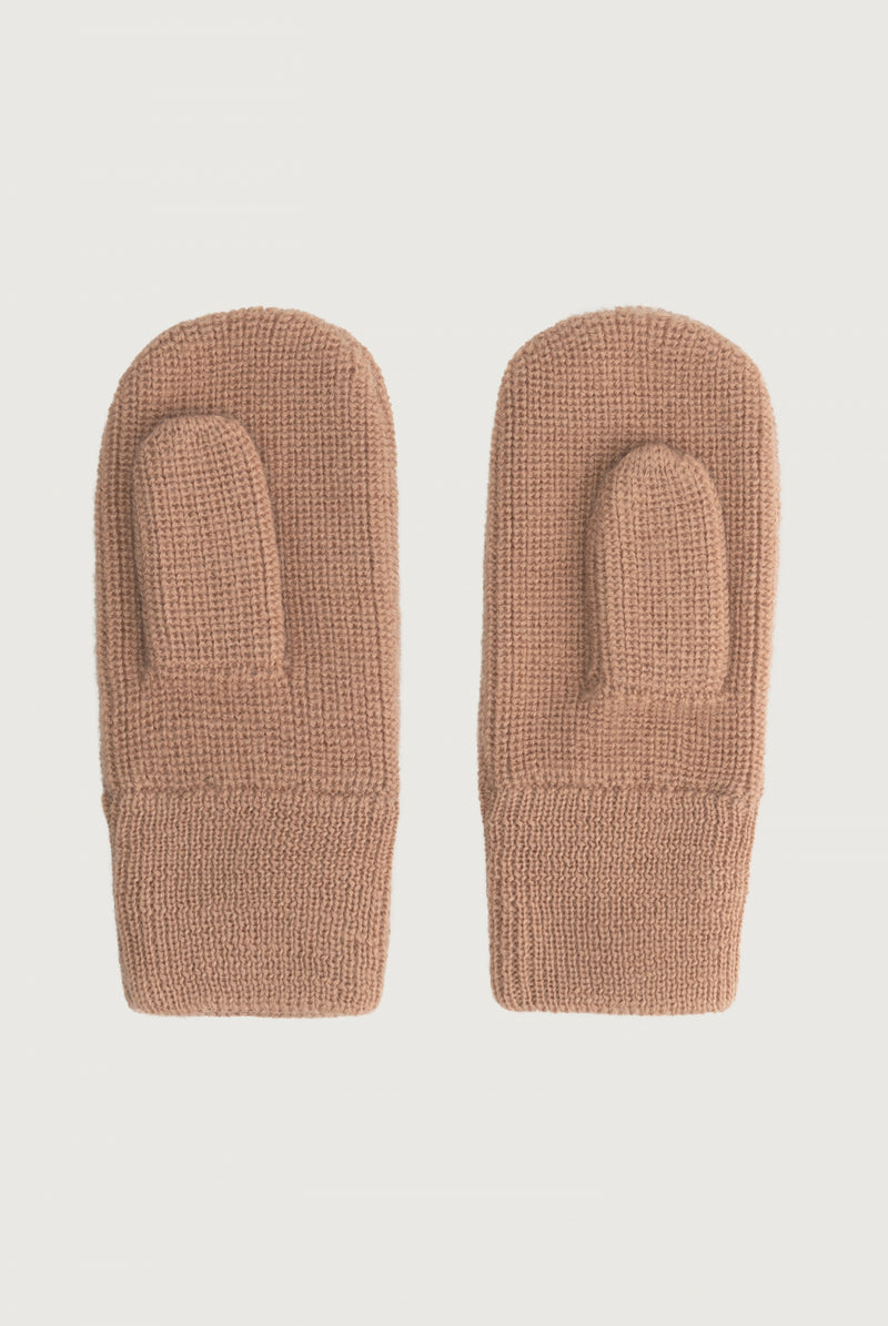 Knitted Mittens Biscuit