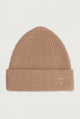 Knitted Beanie | Biscuit
