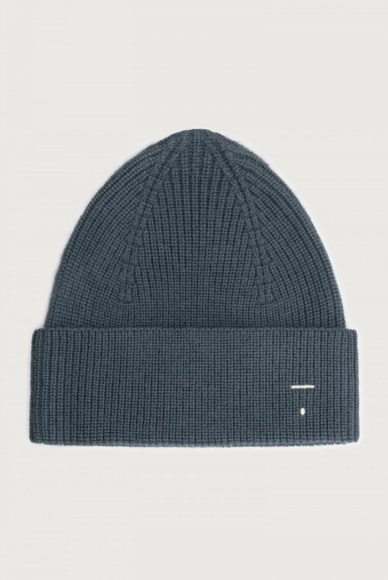 Knitted Beanie | Blue Grey