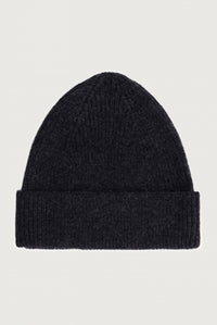 Knitted Beanie | Black Melange